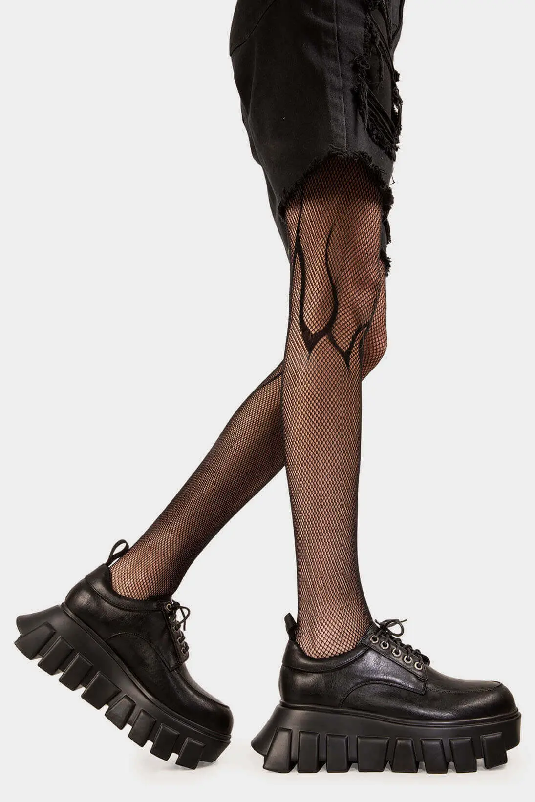 Black Hole Chunky Platform Sneakers - Image 3