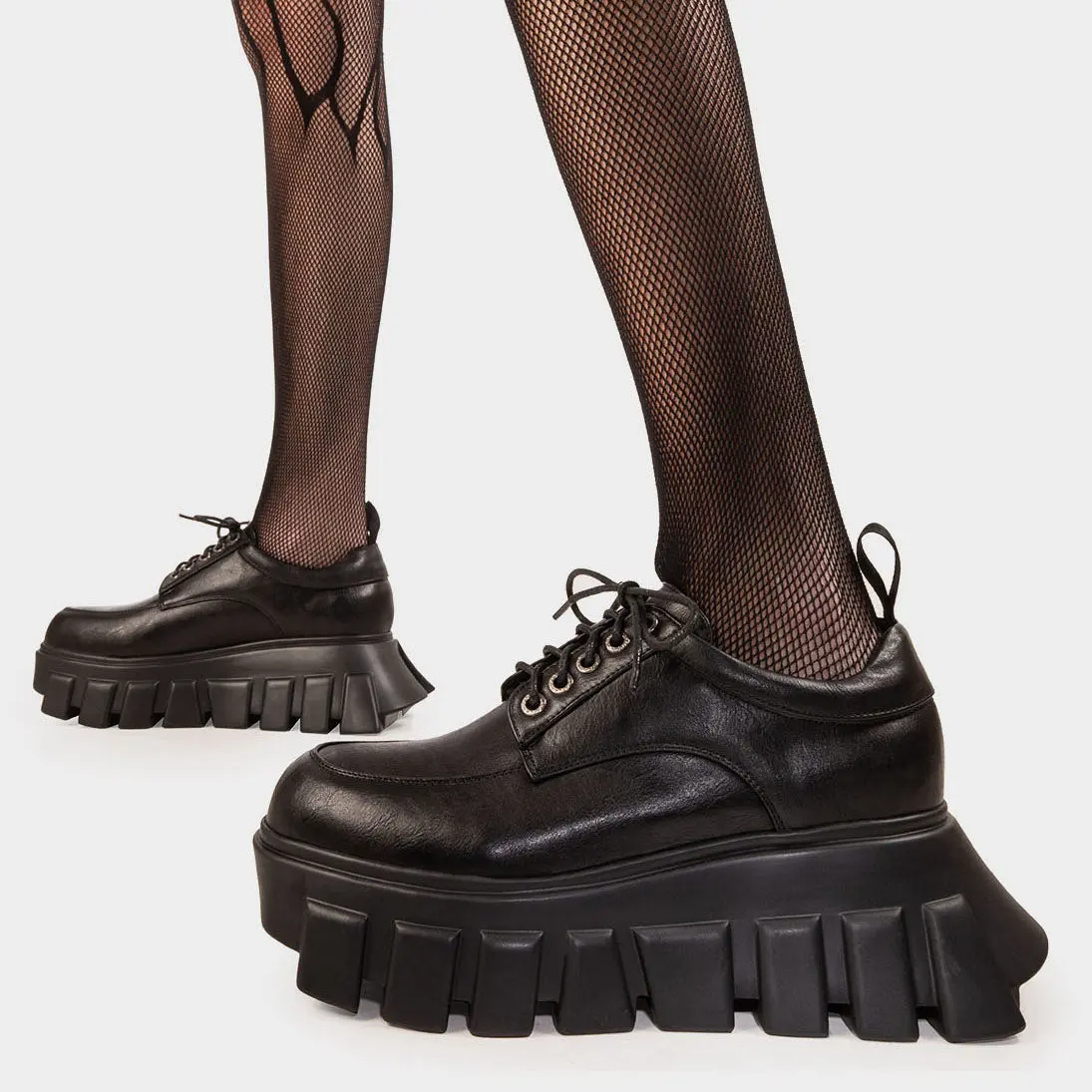 Black Hole Chunky Platform Sneakers - Image 4