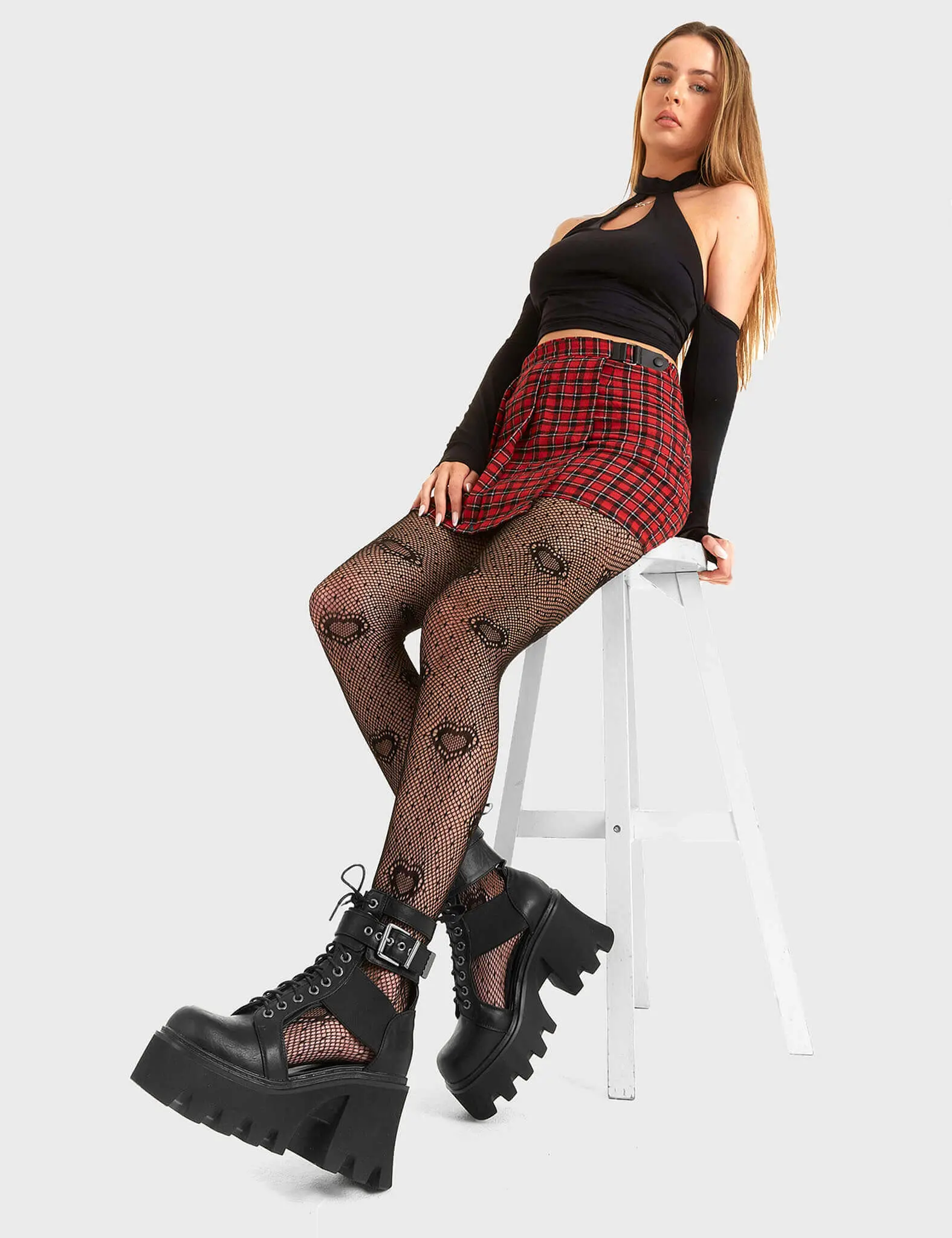 Busy Chunky Platform Ankle Boots - Image 4