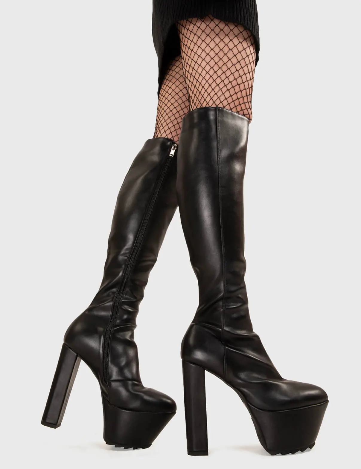 Can't Stand You Platform Knee High Boots - Image 3