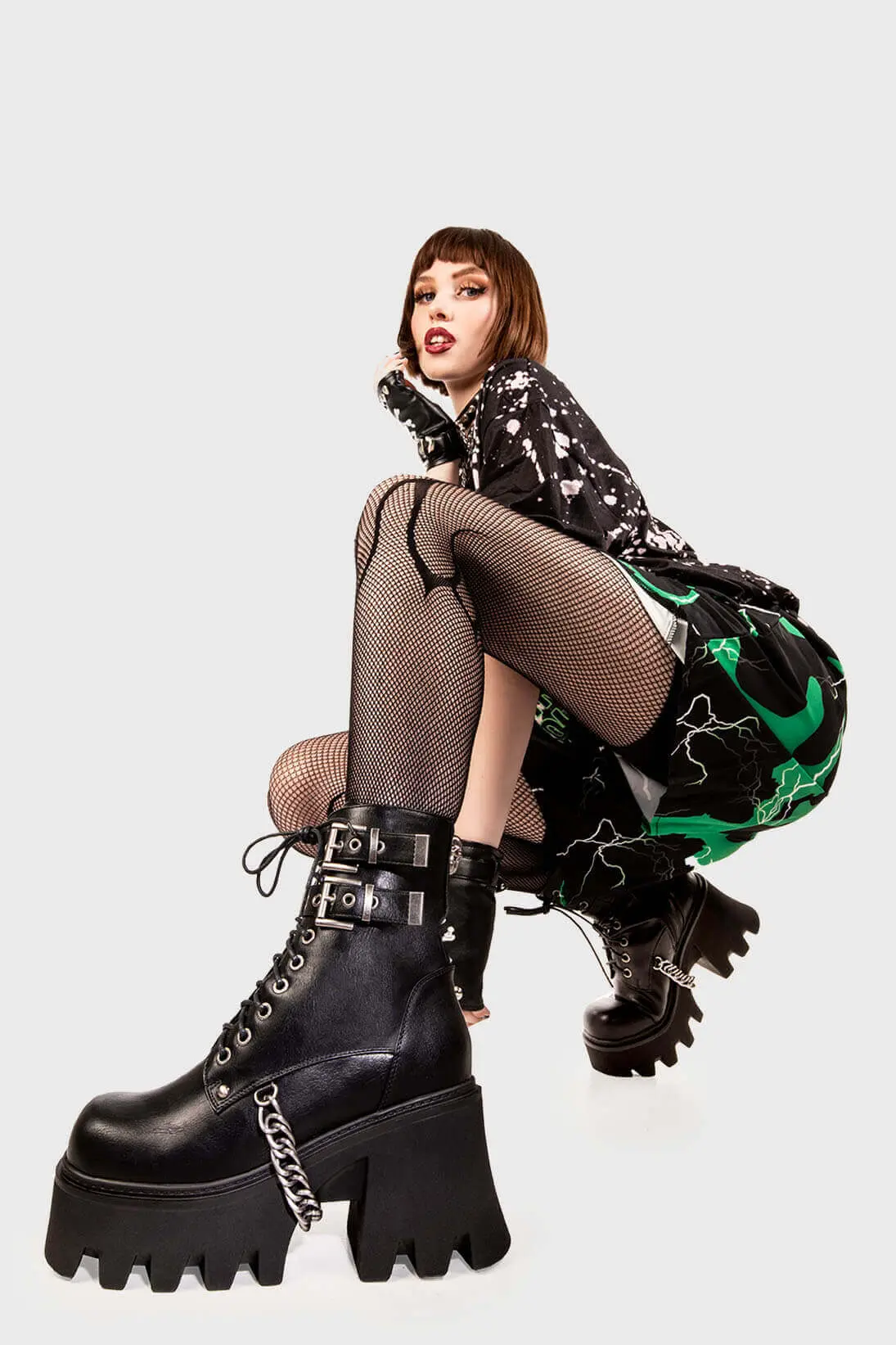 Hostages Chunky Platform Ankle Boots - Image 3