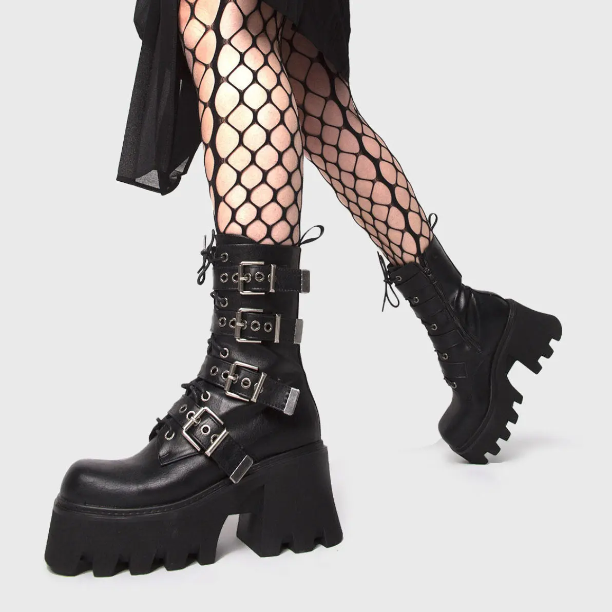 Hysteria Chunky Platform Ankle Boots - Image 6