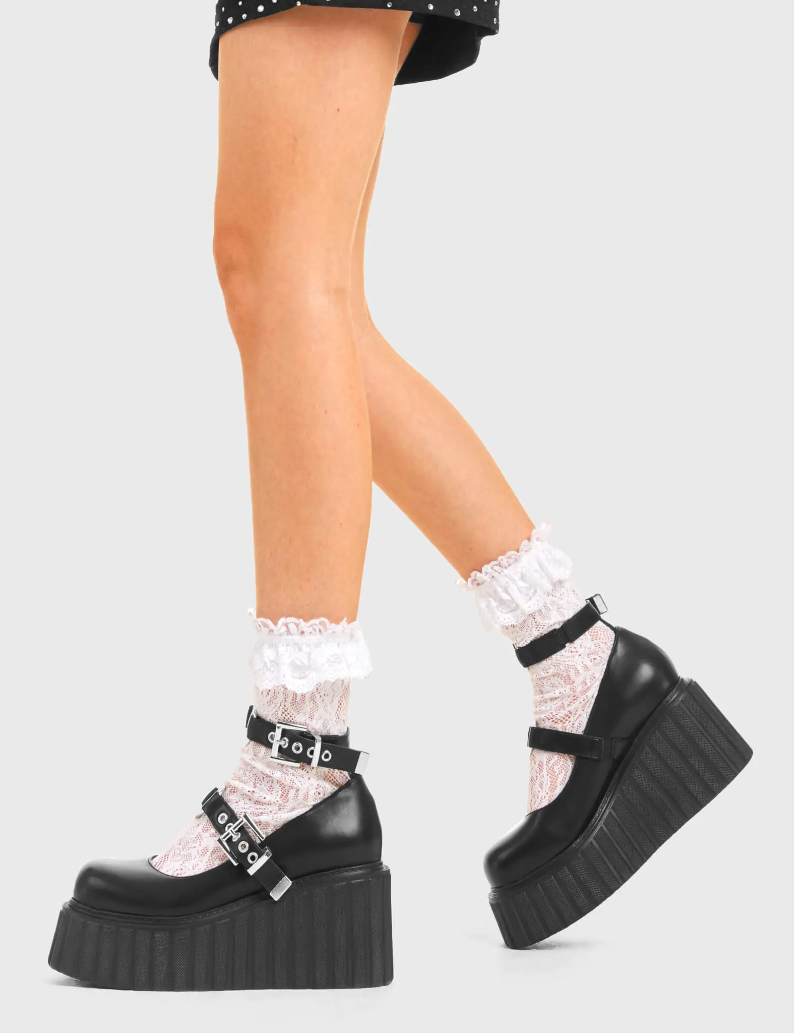 Persuasive Chunky Platform Creeper Shoes - Image 3