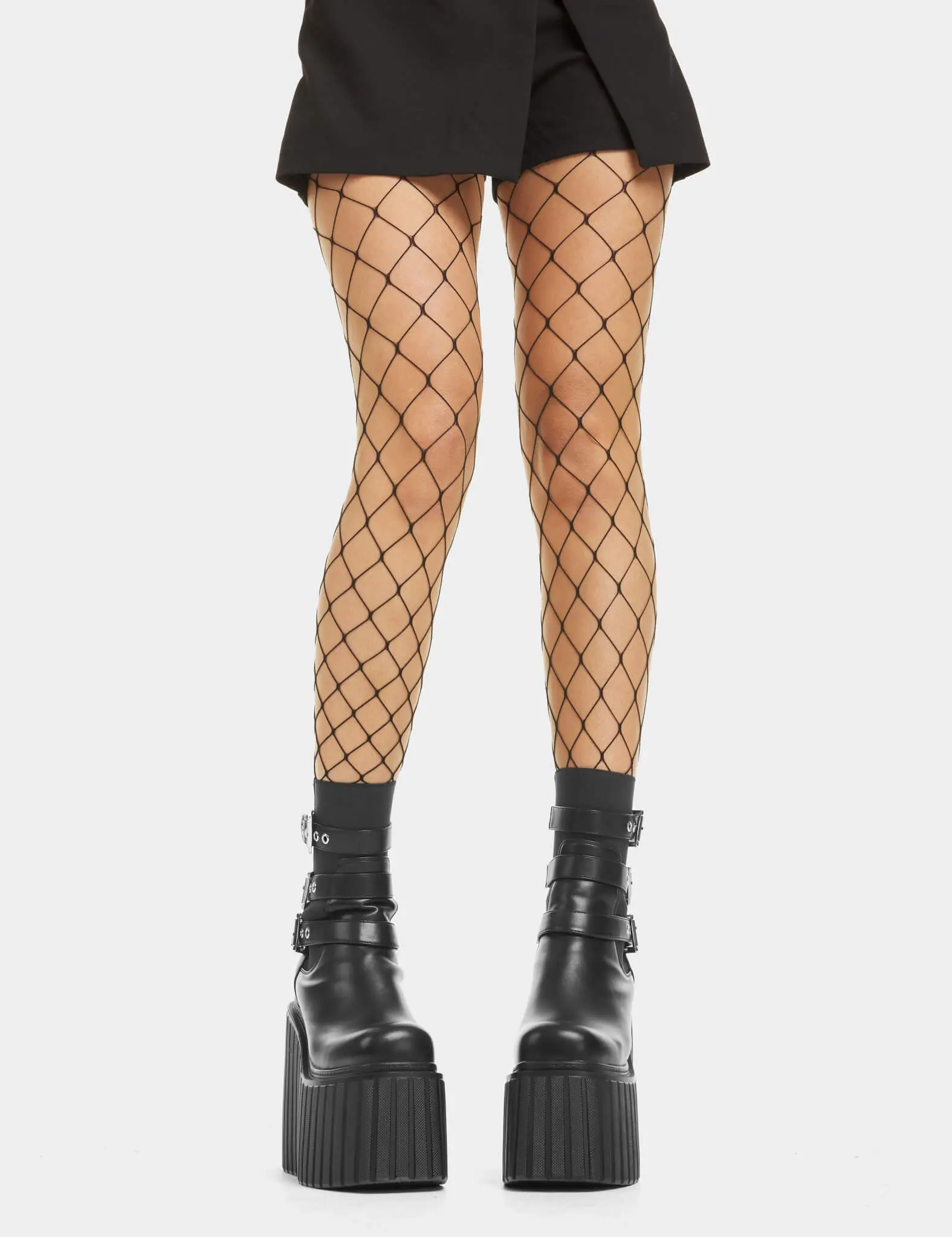 Taking Chances Fishnet Tights - Image 4