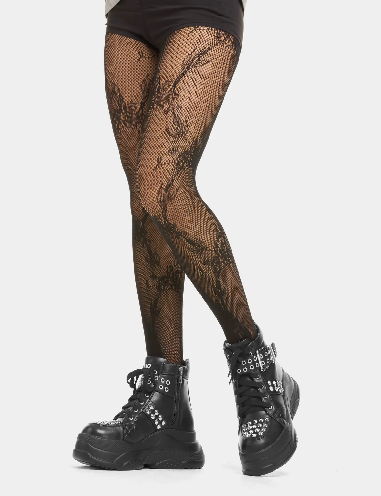 Think Twice Lace Tights - Image 4