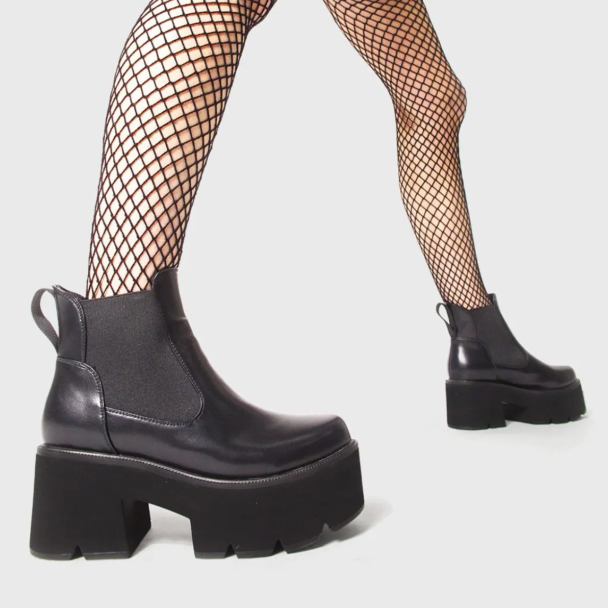 Tough Love Chunky Platform Ankle Boots - Image 4