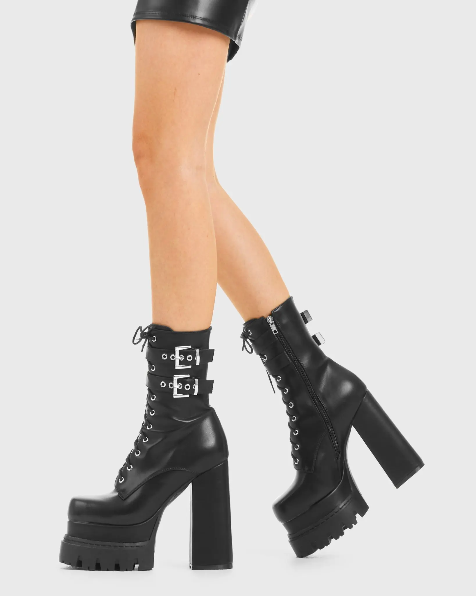 Wannabe Platform Ankle Boots - Image 3