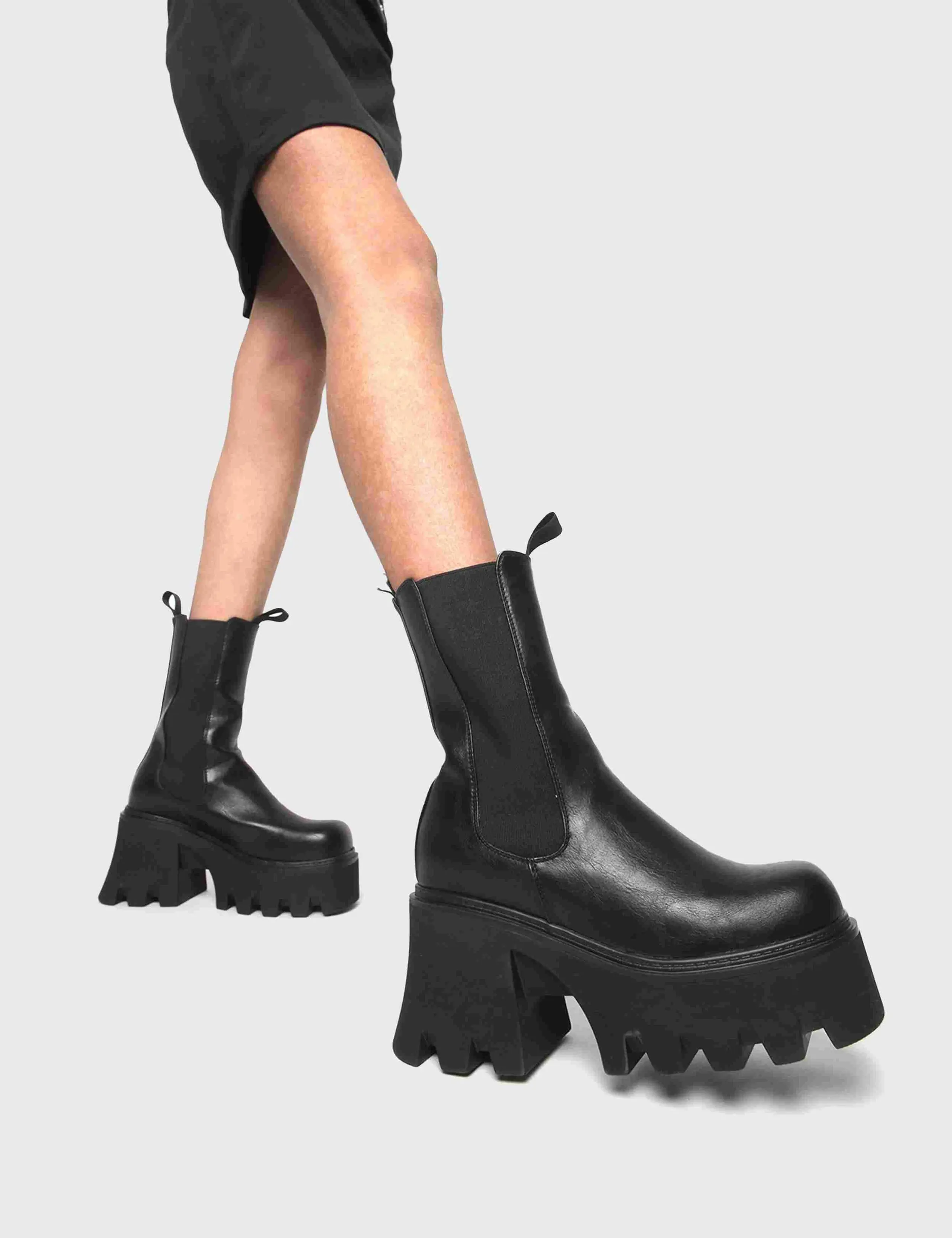 Wipe Out Chunky Platform Ankle Boots - Image 3